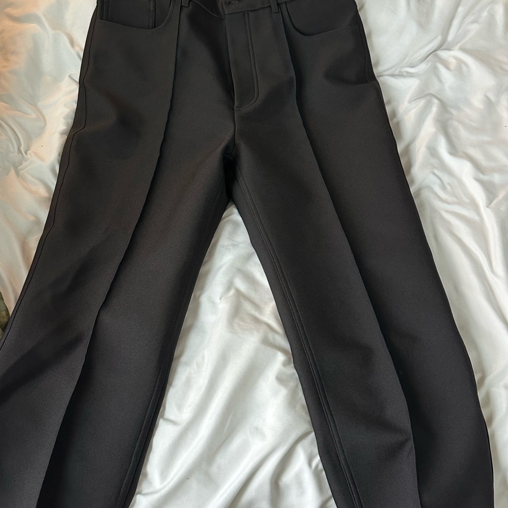 Nanushka Black Pants Straight-Leg Formal